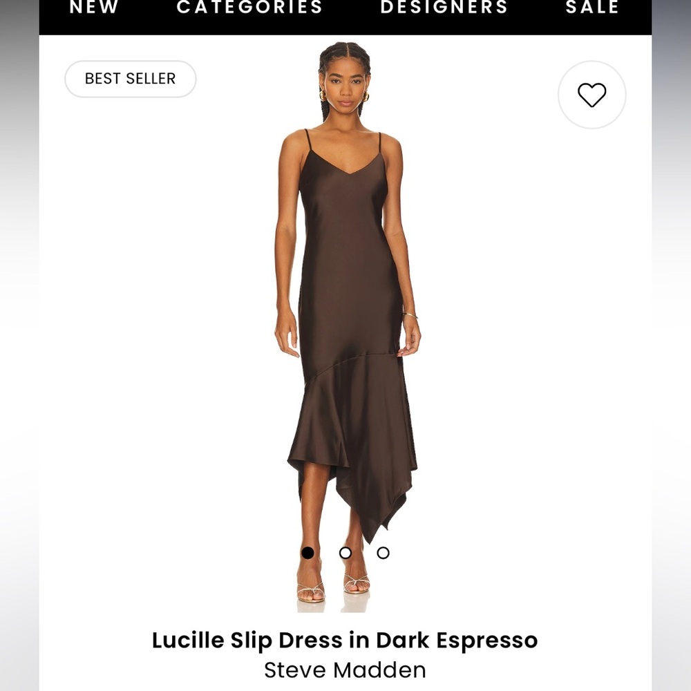 Steve Madden Lucille dark espresso dress. Never worn.